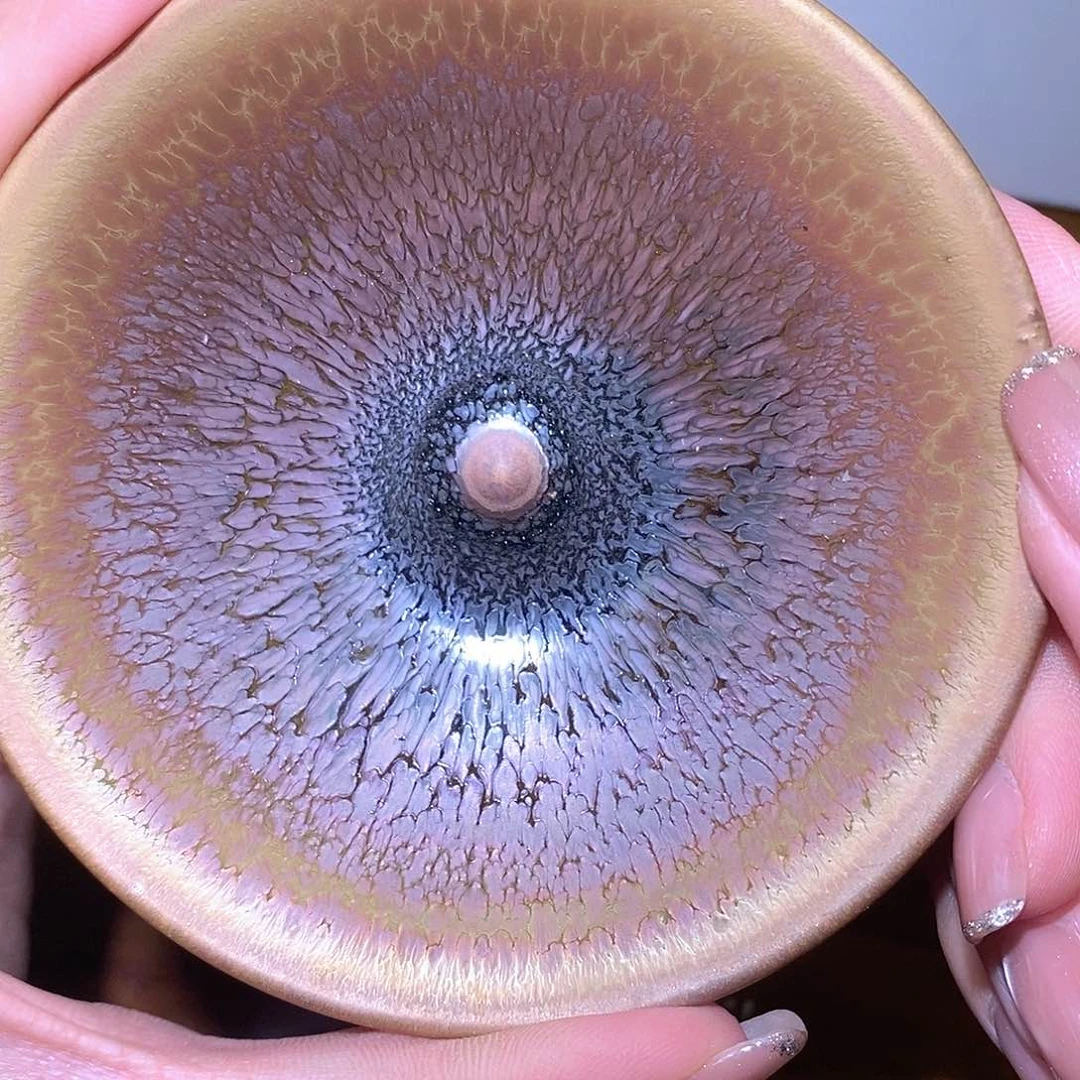 纯手工建盏茶器18金****0纯手工真柴烧100