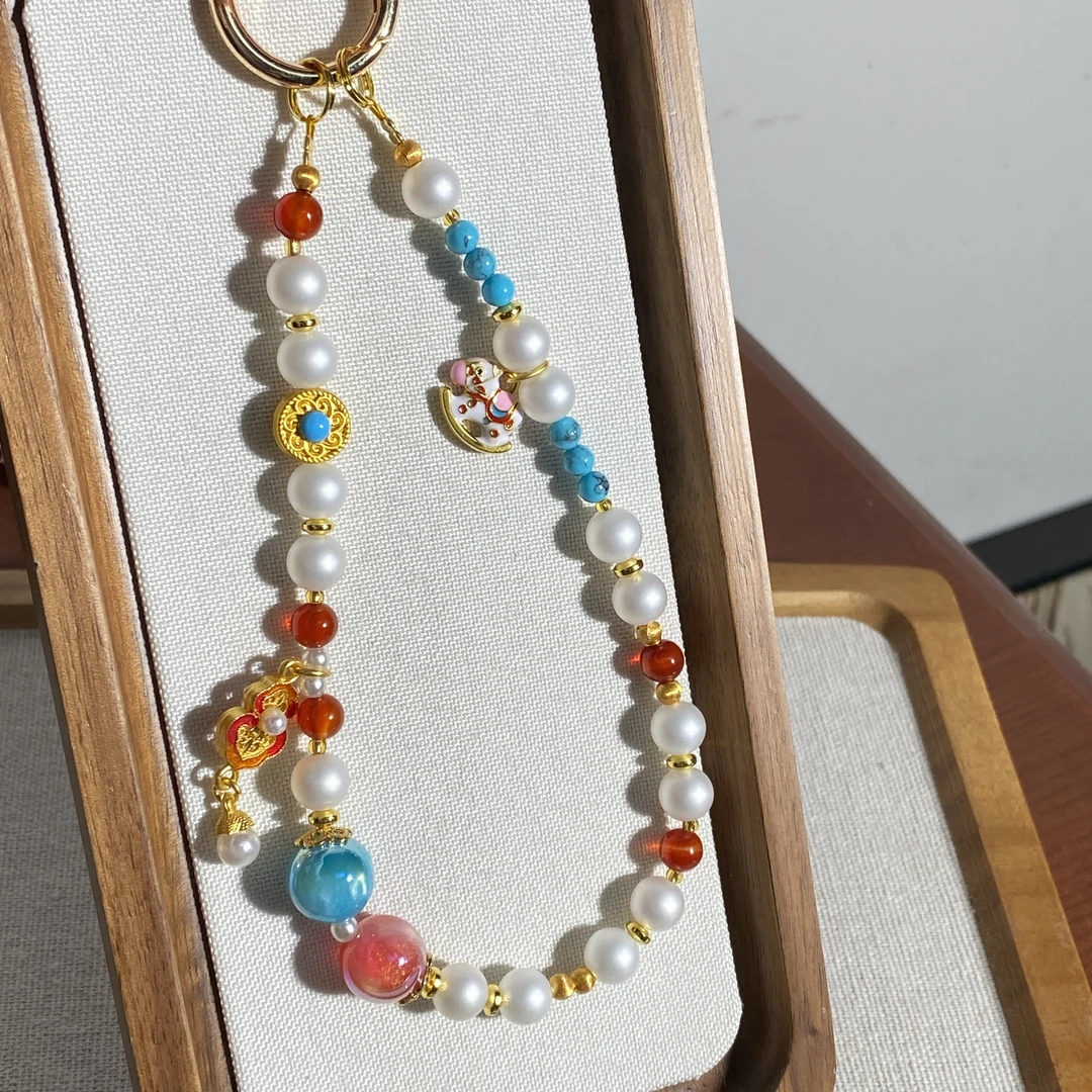 1806编码手机挂件创意手机链原创手工diy挂件挂链