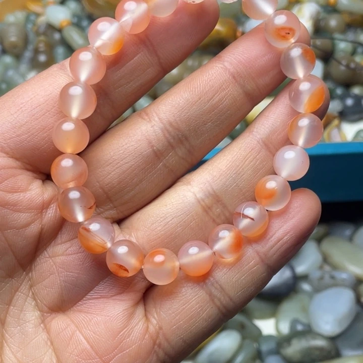 南红玛瑙合金珠宝半成品