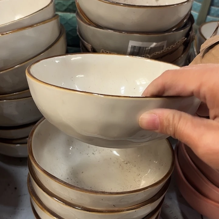 陶瓷外贸尾货微瑕疵4个5.5寸