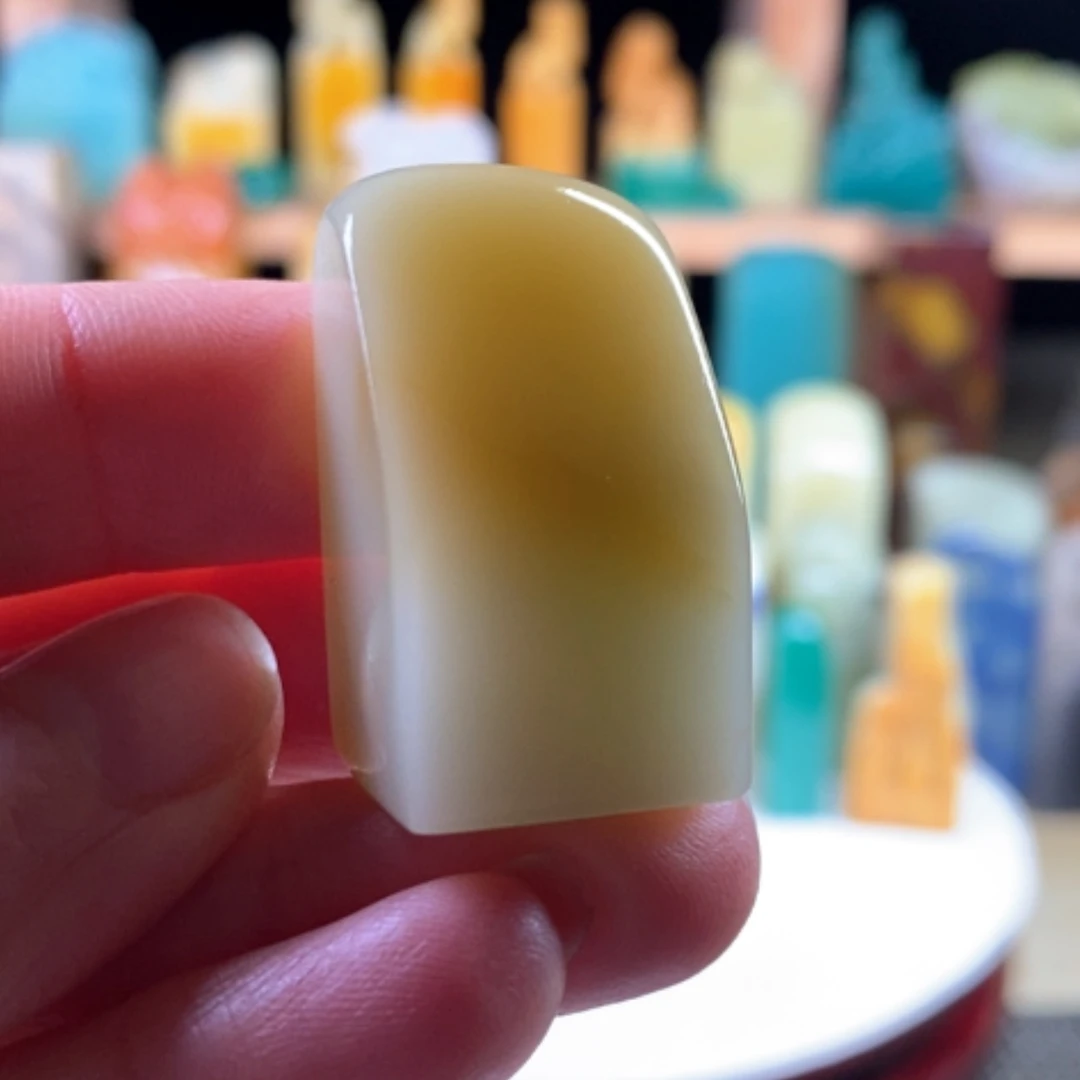 【闪购商品】青田石封门金玉冻…………..