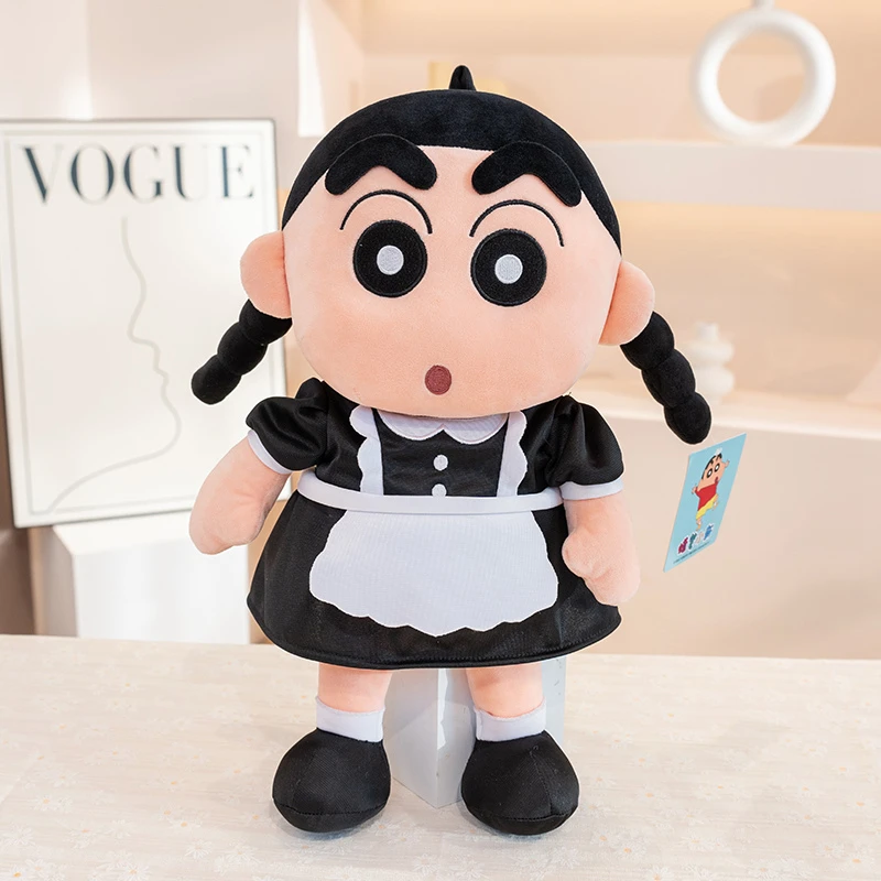 女仆蜡笔小新玩偶沙发摆件装饰毛绒玩具儿童女友闺蜜公仔生日礼物
