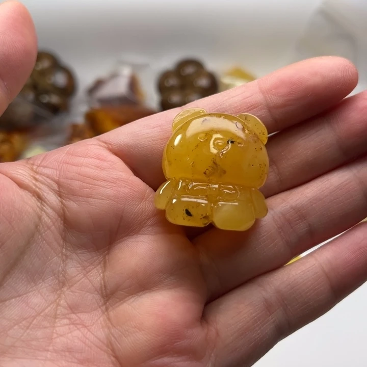 琥珀颈饰未镶嵌琥珀蜜蜡