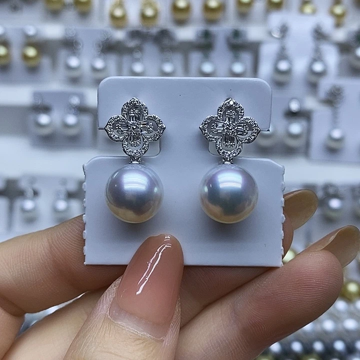 18K金镶嵌海水珍珠珠宝奇石