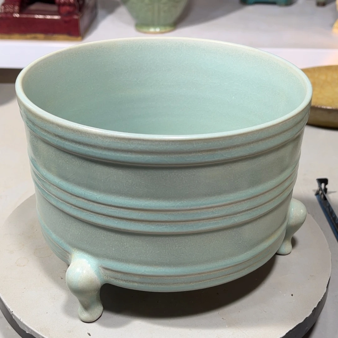 瓶汝窑瓷器品相完美