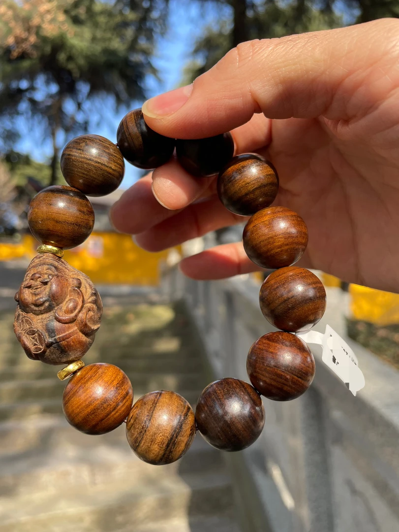 101沉木圆珠手串