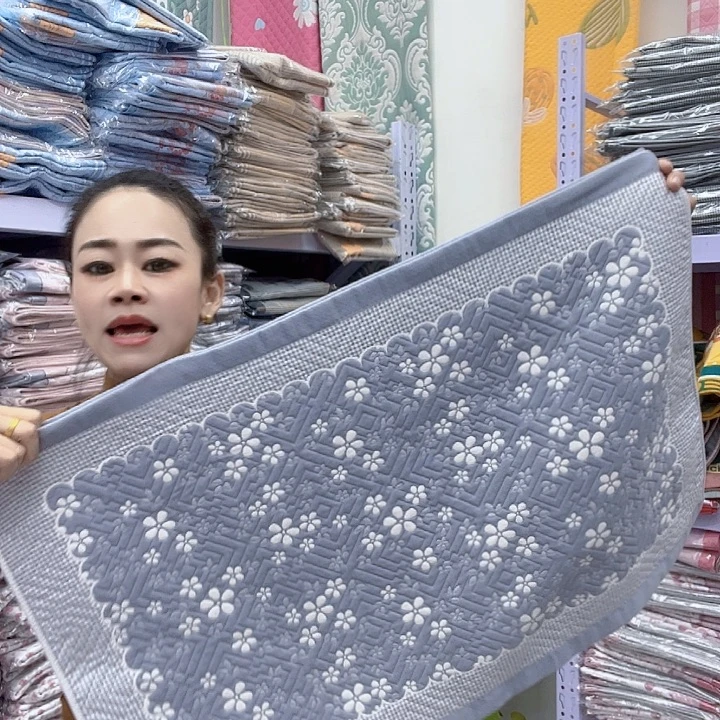 棉紫灰色雪花纯棉