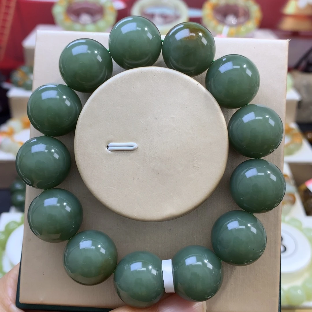 和田玉未镶嵌手链