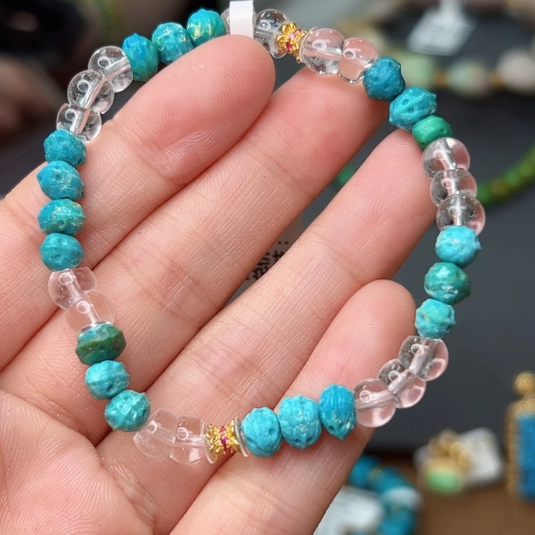 未镶嵌绿松石珠宝奇石