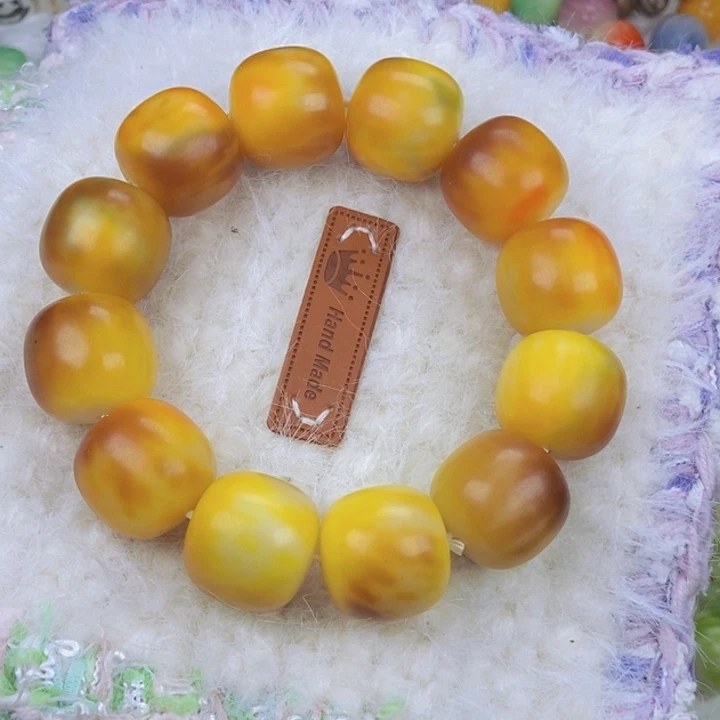 吊坠菩提根/象牙果咸蛋黄 中瑕