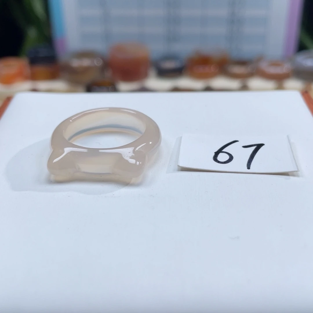 玛瑙/玉髓未镶嵌戒指Z18.8港19