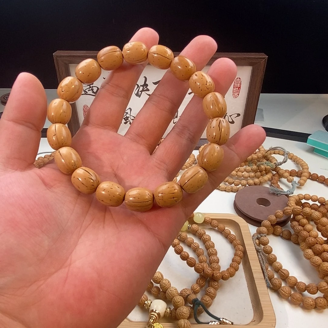 手串桃核桃核光珠