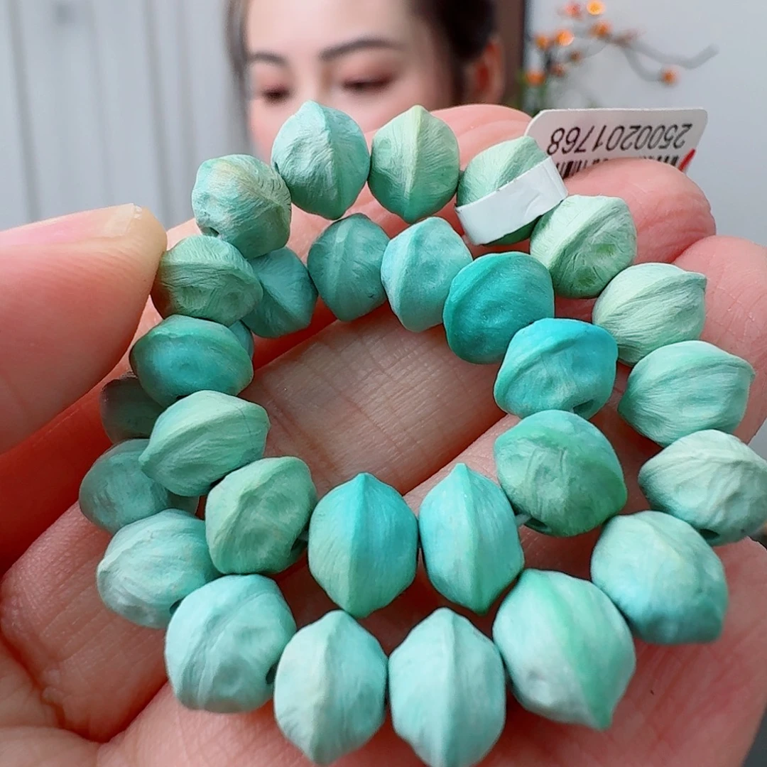 绿松石18K金镶嵌珠宝奇石