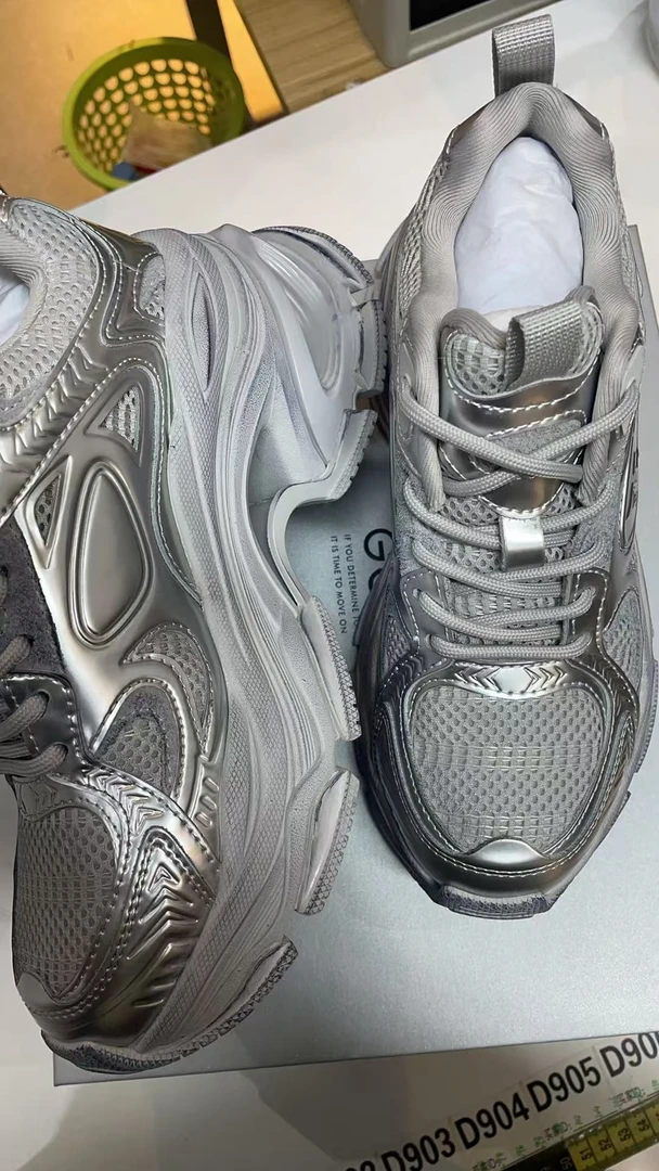 [富贵] 时尚摩登潮流女鞋网面个性运动老爹鞋 G24X9833