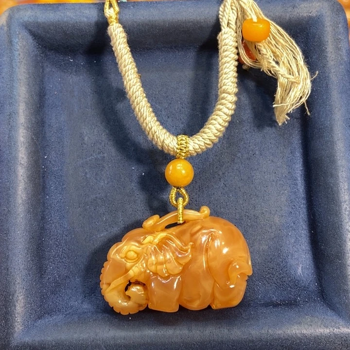 蜜蜡颈饰未镶嵌蜜蜡