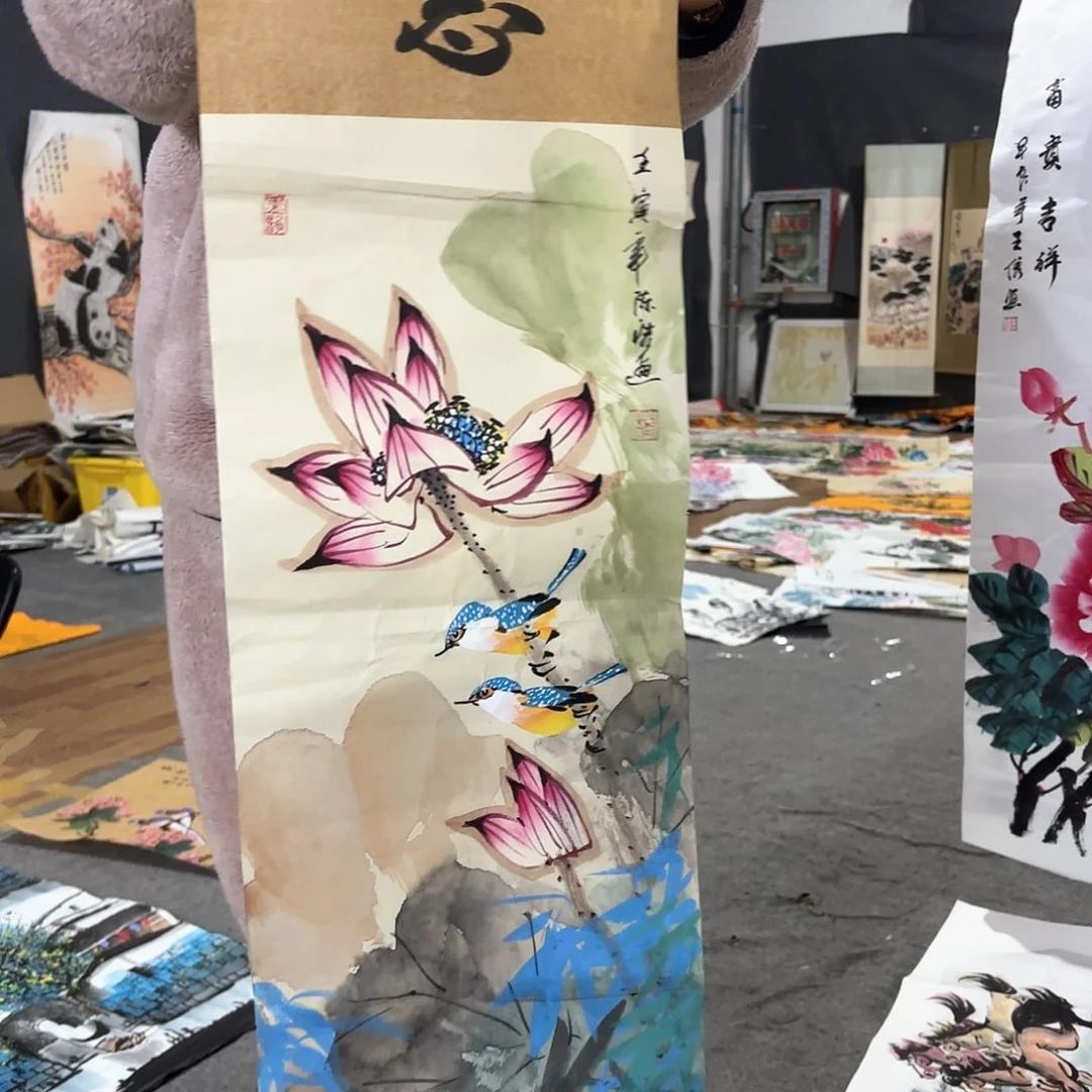 国画国画作品画心一张