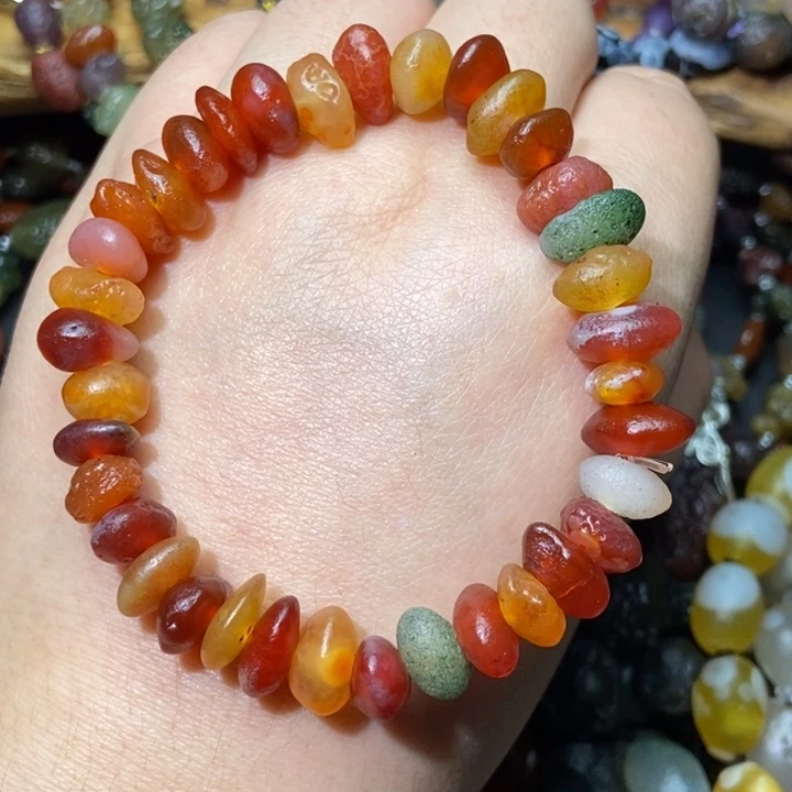 玛瑙/玉髓合金手链