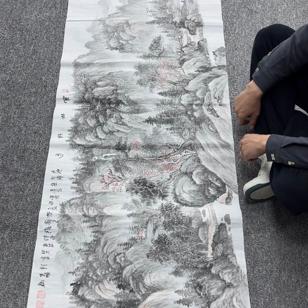 国画纯手绘字画宣纸