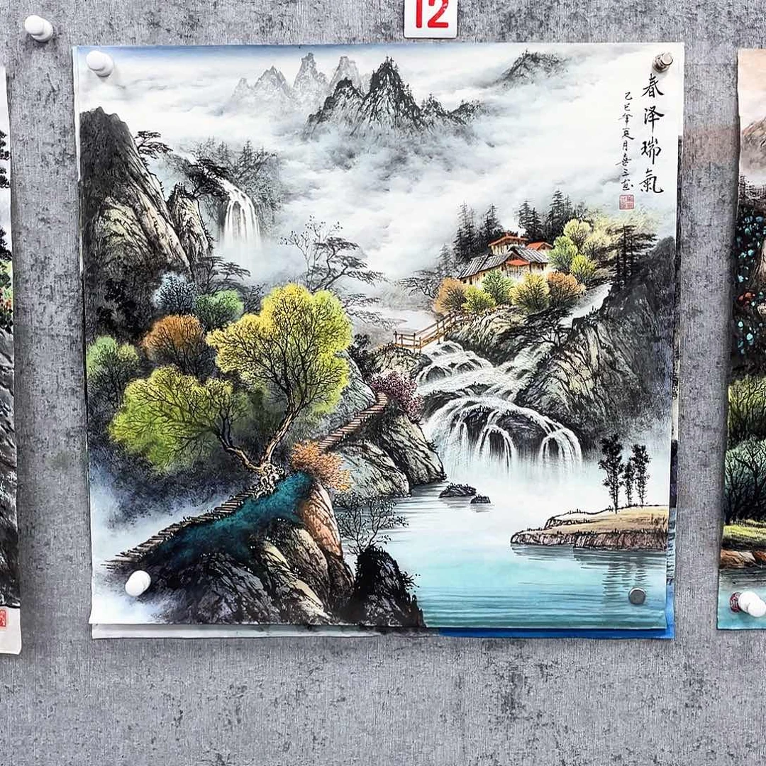 凯***育绘画绘画作品黄喜三画芯
