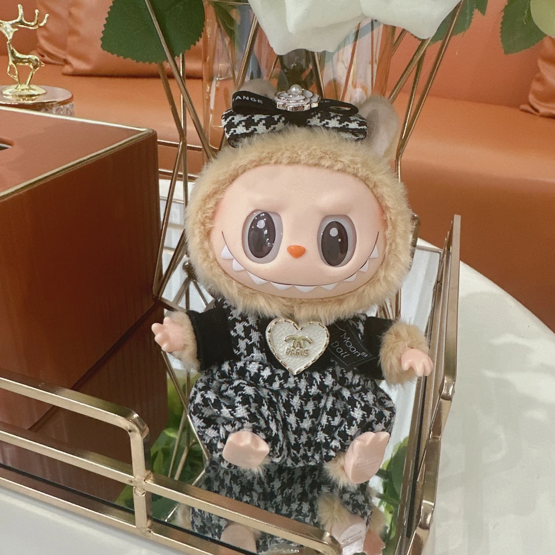 G家大牌娃衣拉布布娃衣定制款坐坐派对娃衣17cm娃衣