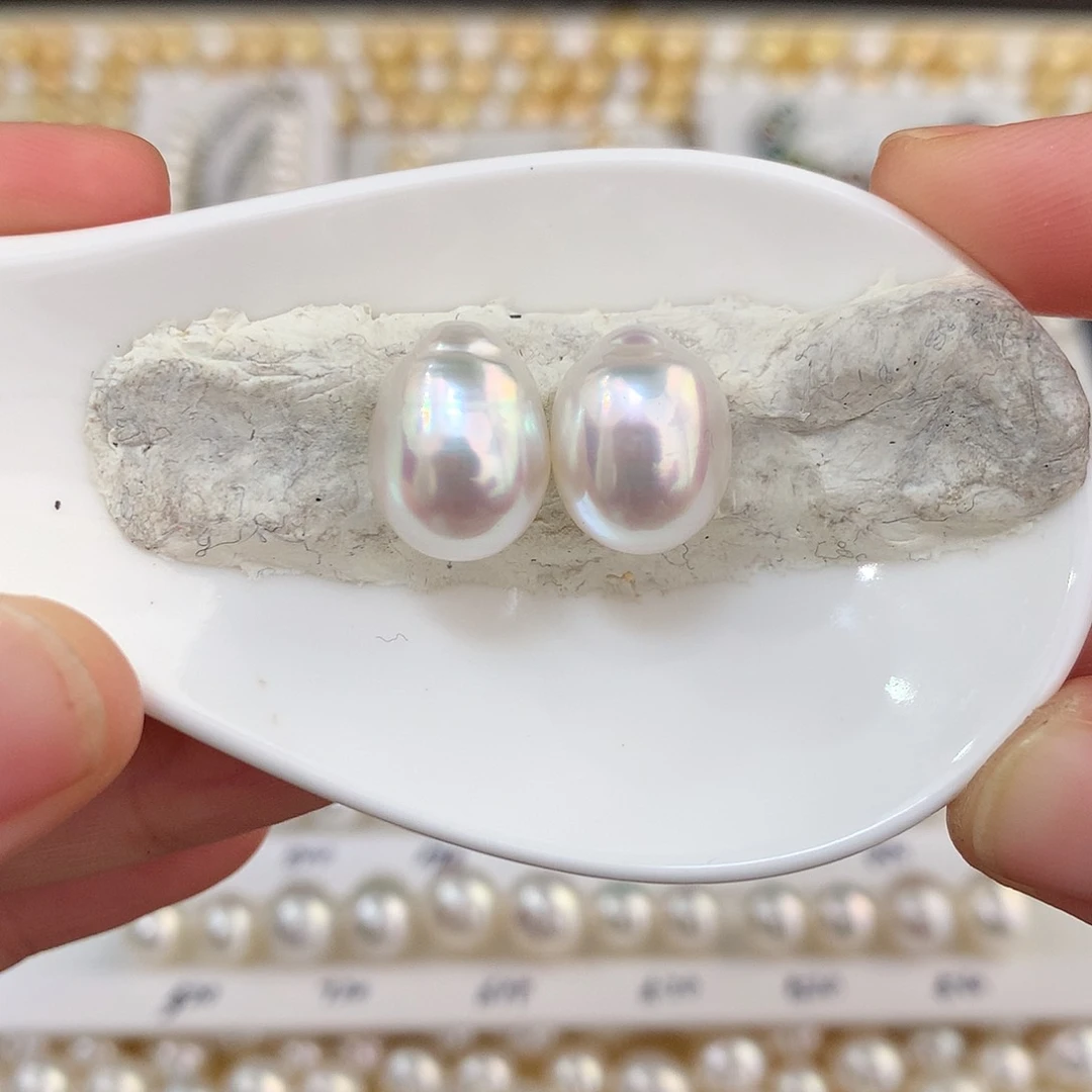 未镶嵌极光澳白10.9-10.9mm 号991海水珍珠
