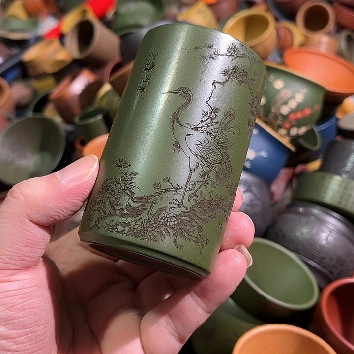 紫砂茶杯全手工紫砂主人杯