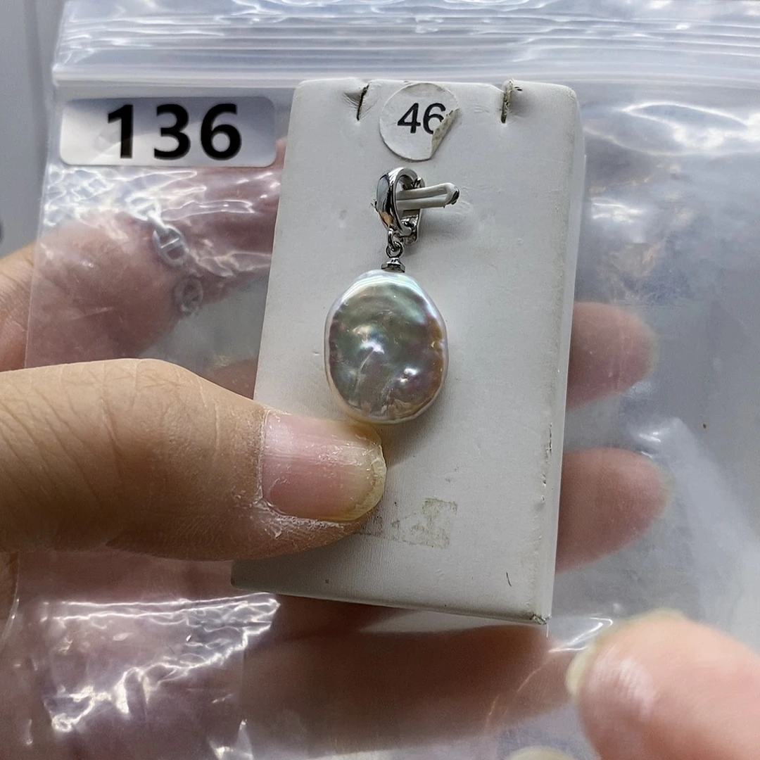 颈饰合金淡水珍珠