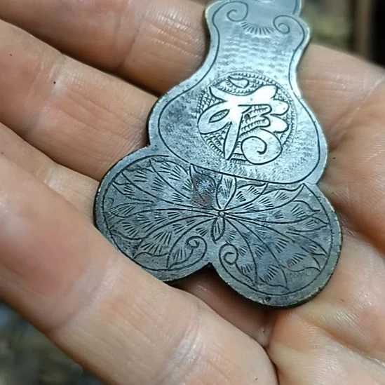 木***3硅胶拉手一个，包浆自然