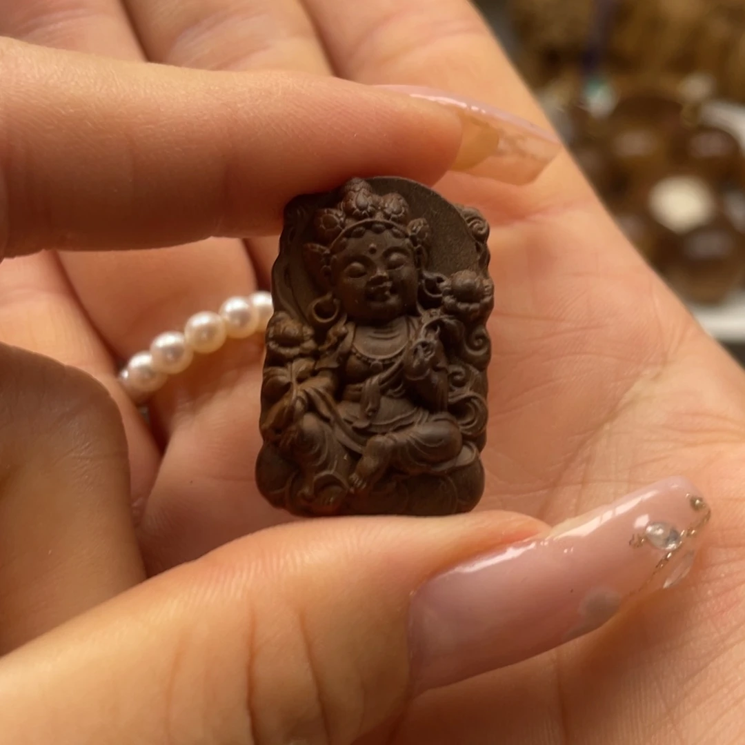 无事牌檀香木度母牌