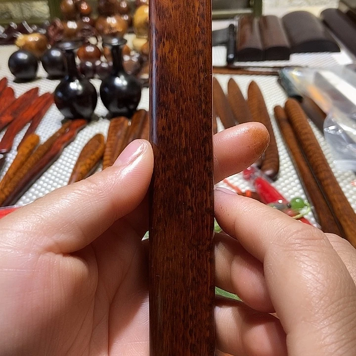 南美蛇纹木手把棍一根