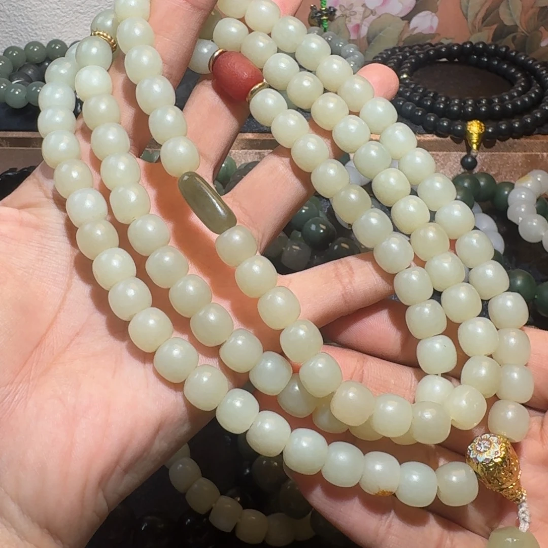 和田玉未镶嵌手链