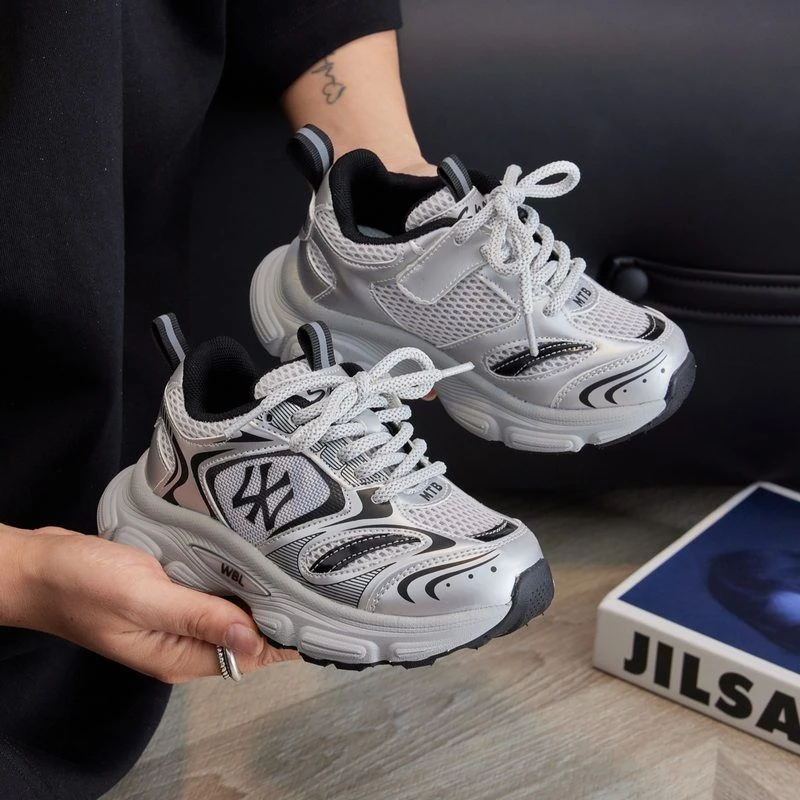 儿童老爹鞋2025秋季新款儿童运动鞋男童休闲跑步鞋女童轻便学生