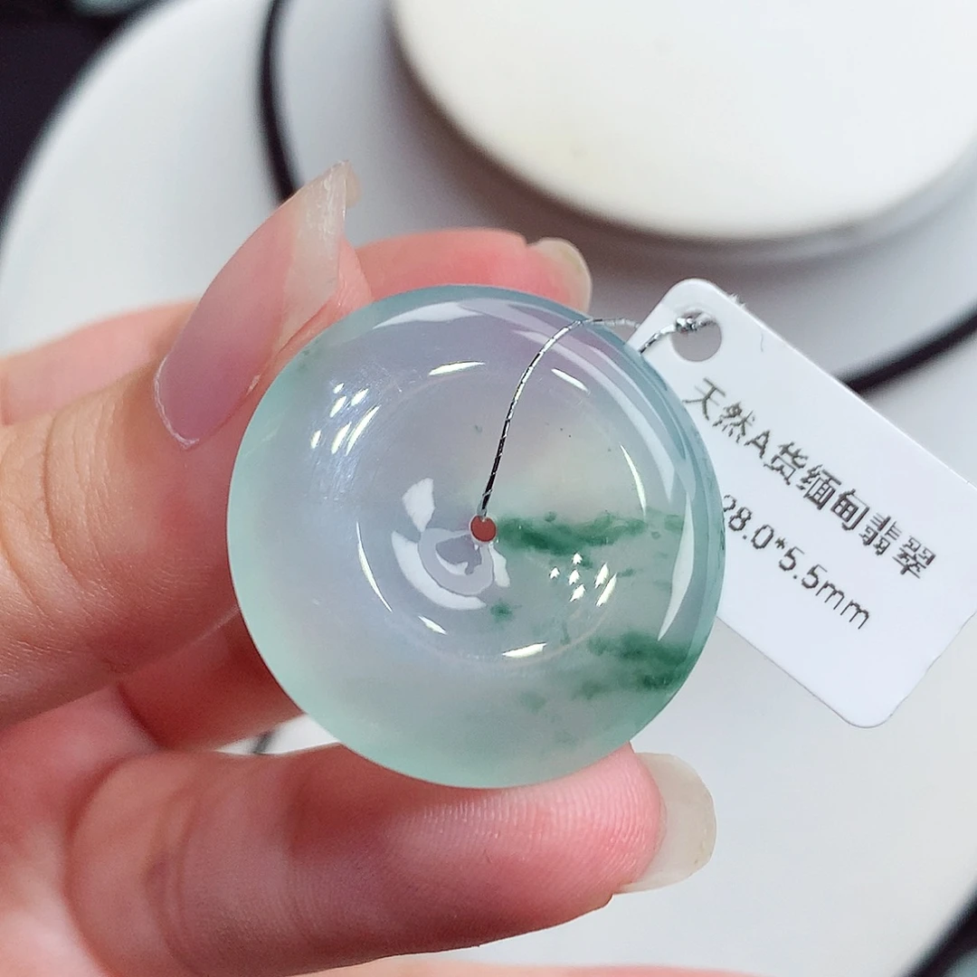 翡翠未镶嵌颈饰翡翠100，28/5.5