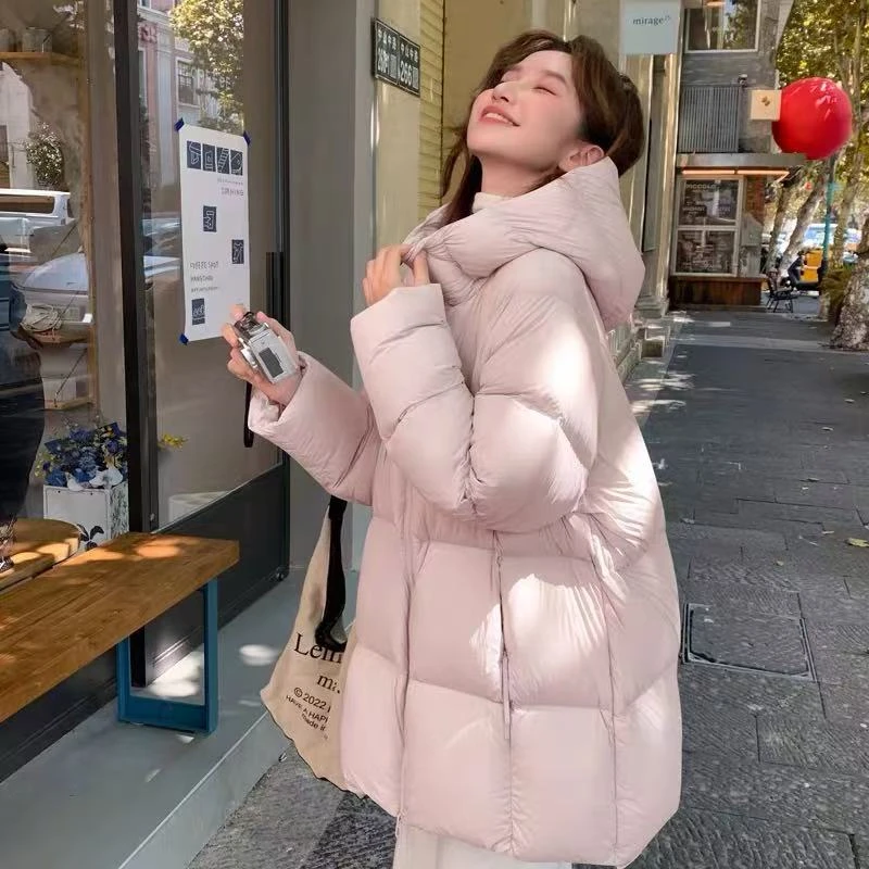 高档泡芙云朵韩系简约保暖新款加厚时尚面包服服装6015[RY]