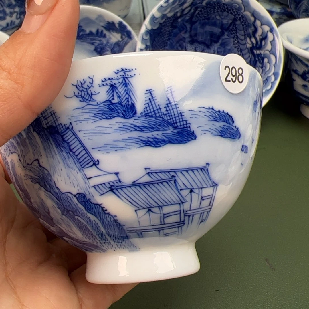 杯沙沙手工手绘茶具298