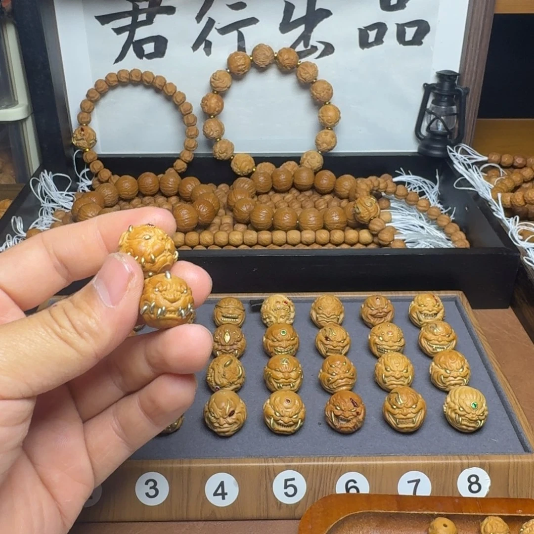 云***圆手串/手链核桃吞金兽加狗王