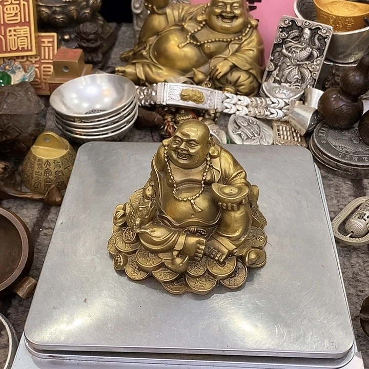 完***生铜器工艺品一个一