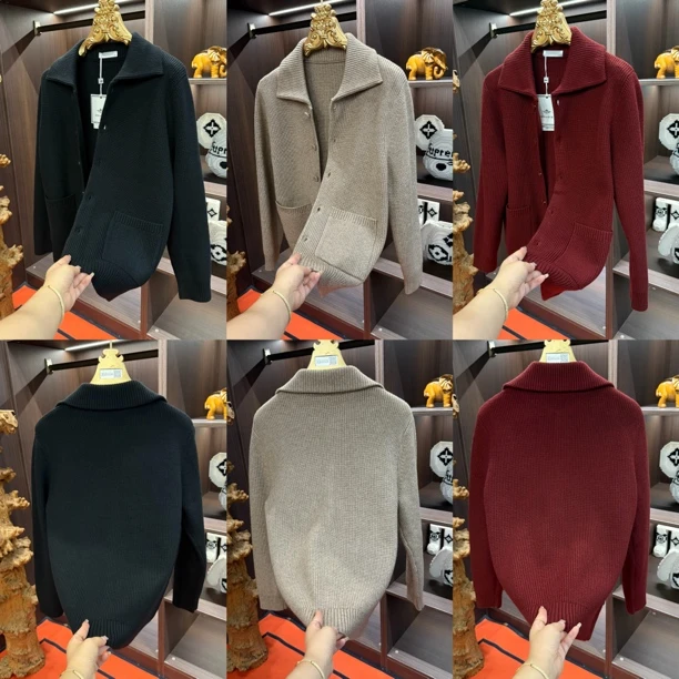 「星漓轻奢出品」56783/XINGLI/2025/高端欧货翻领针织夹克