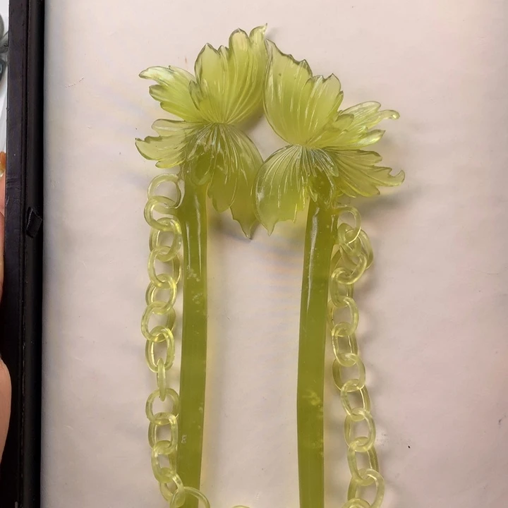 D***a蛇纹石玉未镶嵌发饰