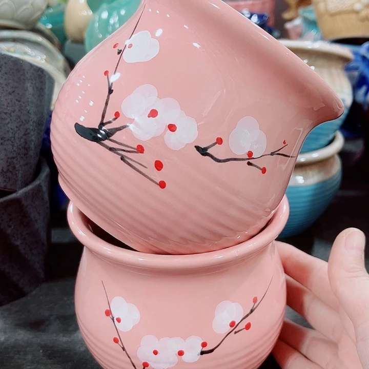 多肉陶瓷花盆满10元包邮