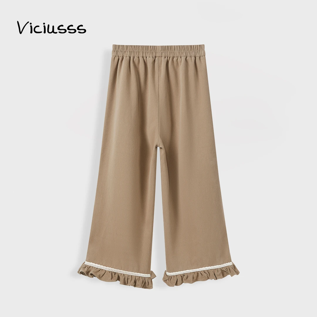 Viciusss丸社童装儿童帅气时尚百搭加绒休闲裤