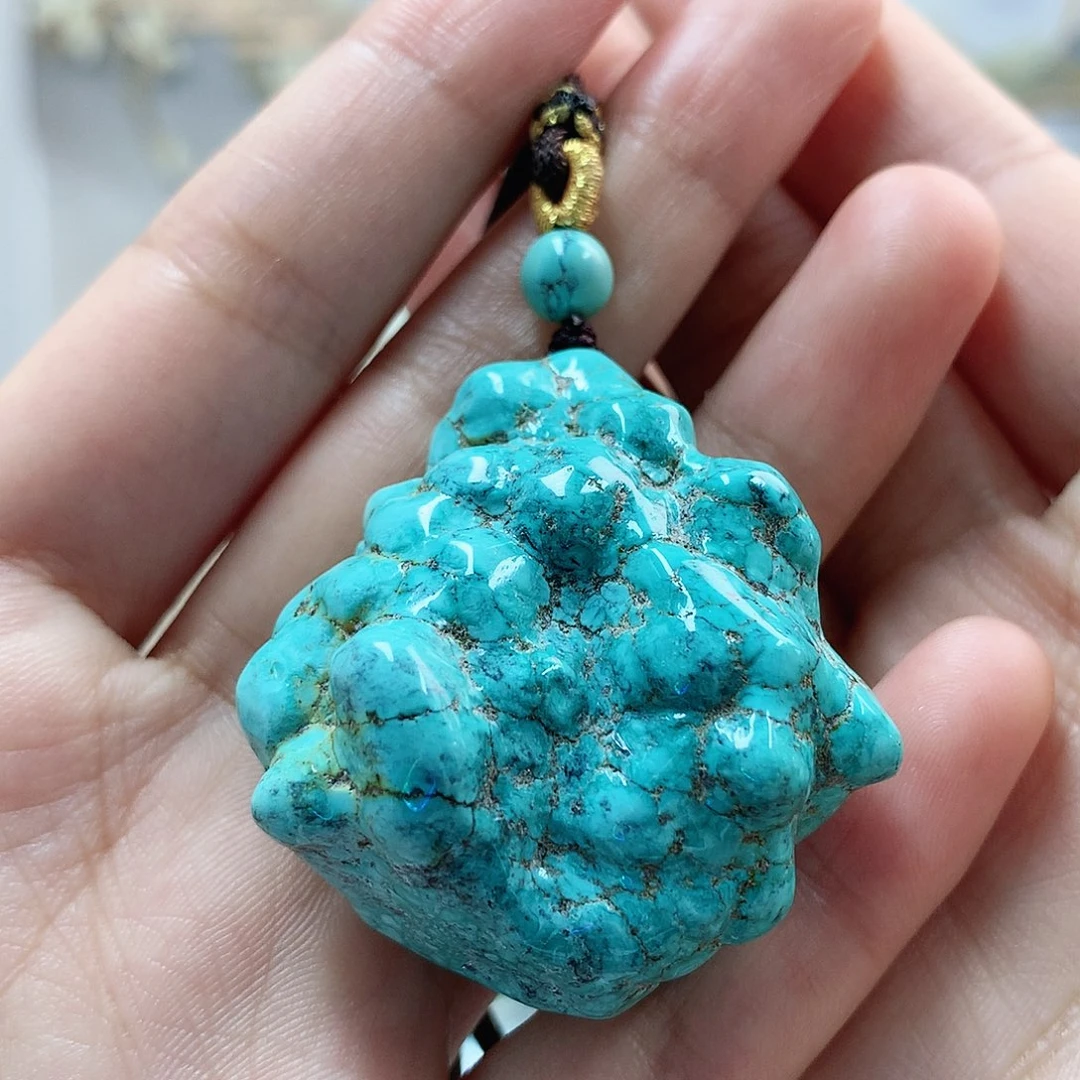 未镶嵌绿松石珠宝奇石青***?