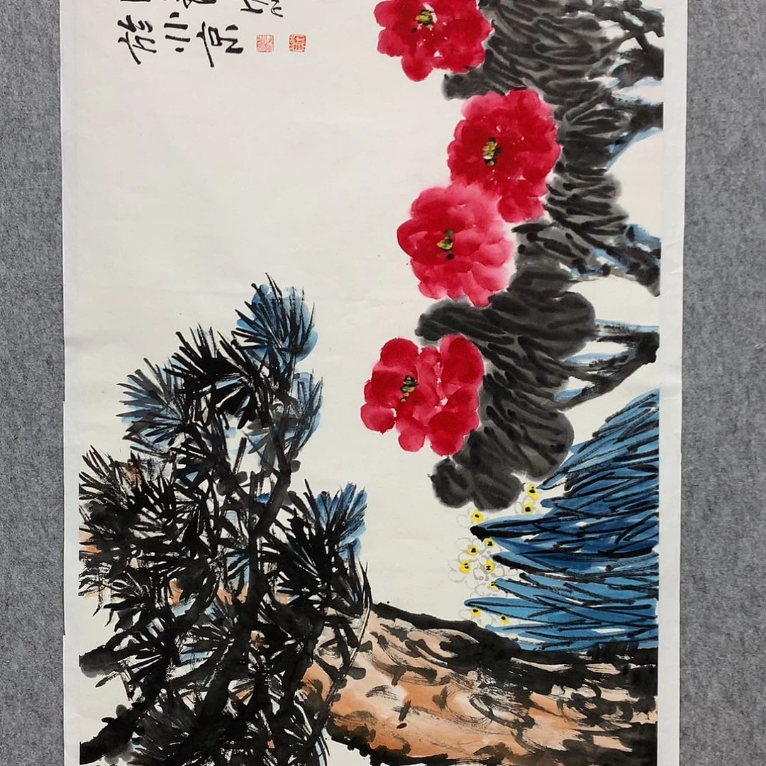 国画姜老师四尺作品