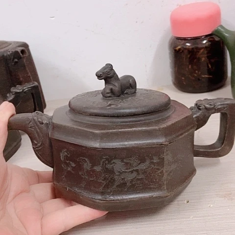 茶杯绿泥宜兴紫砂宜兴紫砂全手工制作