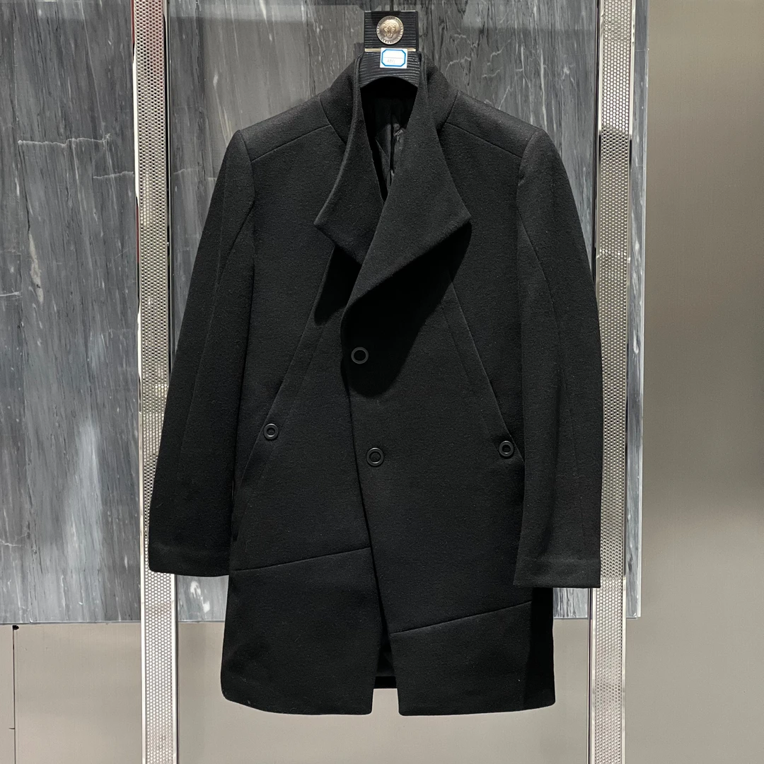 【男狼甄选】冬季男装时尚潮流休闲百搭欧货轻奢中长款 外套