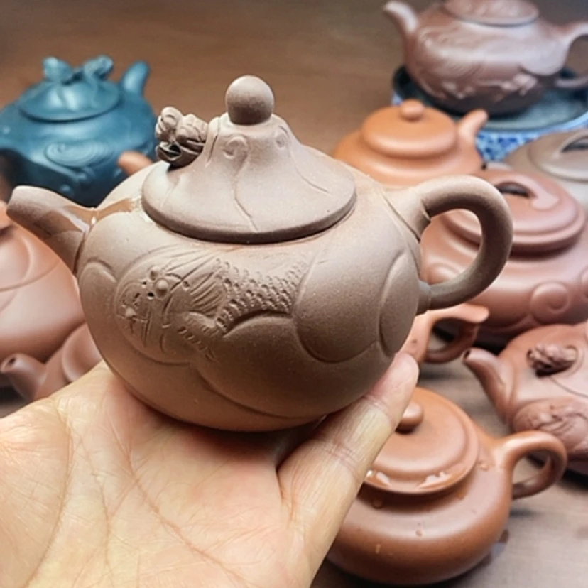 【闪购商品】段泥茶壶火*藝鱼化龙150毫升
