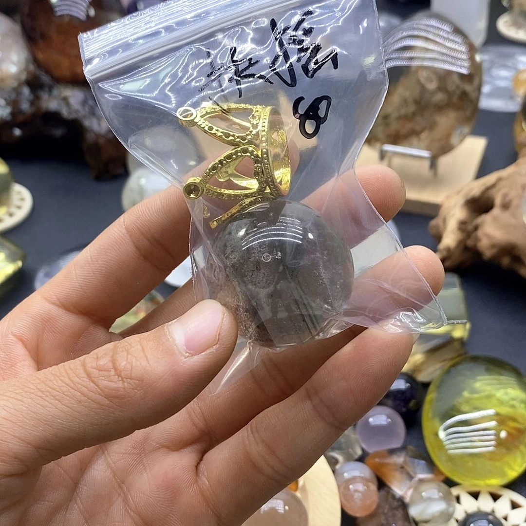 幽灵球未镶嵌水晶扶*