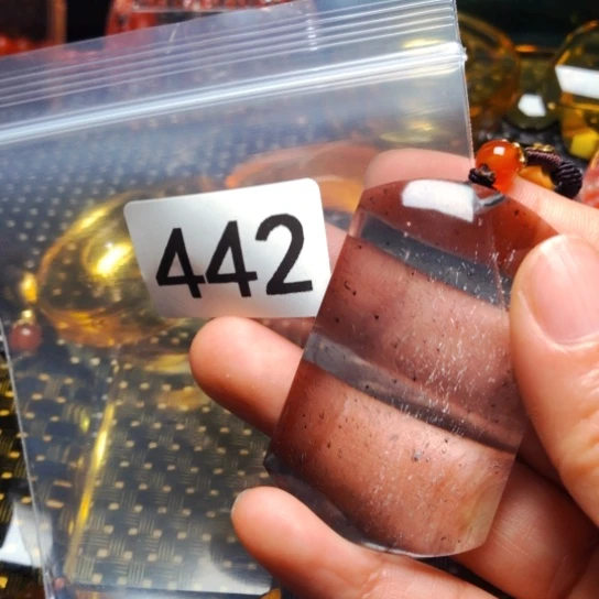 未镶嵌颈饰水晶峰***9吊坠