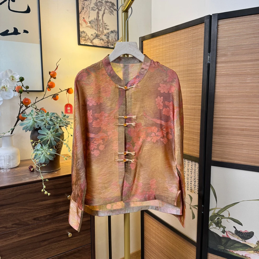 [重楼]常规款长袖女装新中式圆领外套