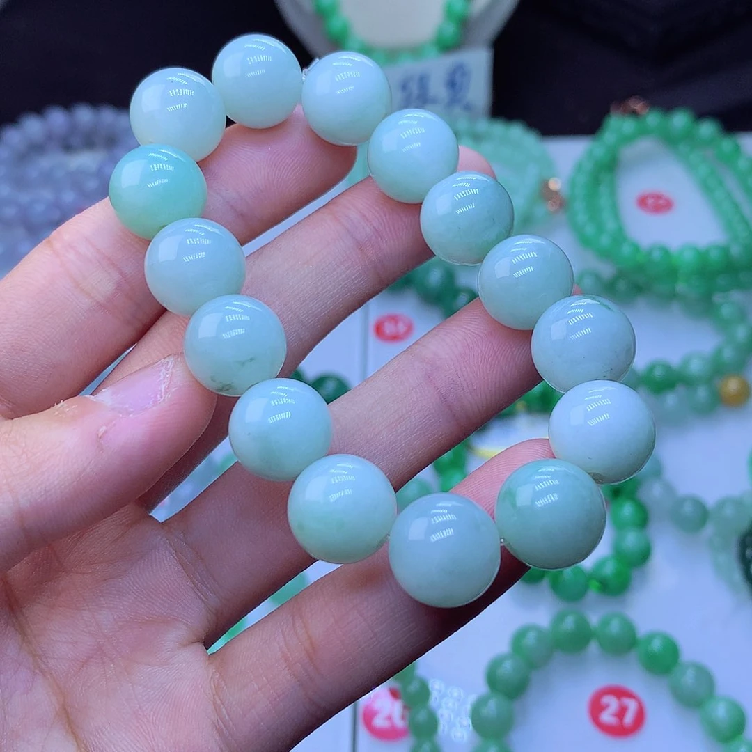 翡翠毛衣链未镶嵌13